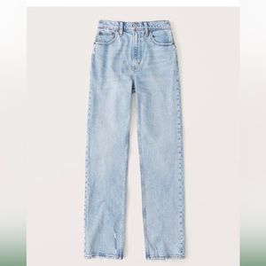 The 90s straight ultra high rise jeans